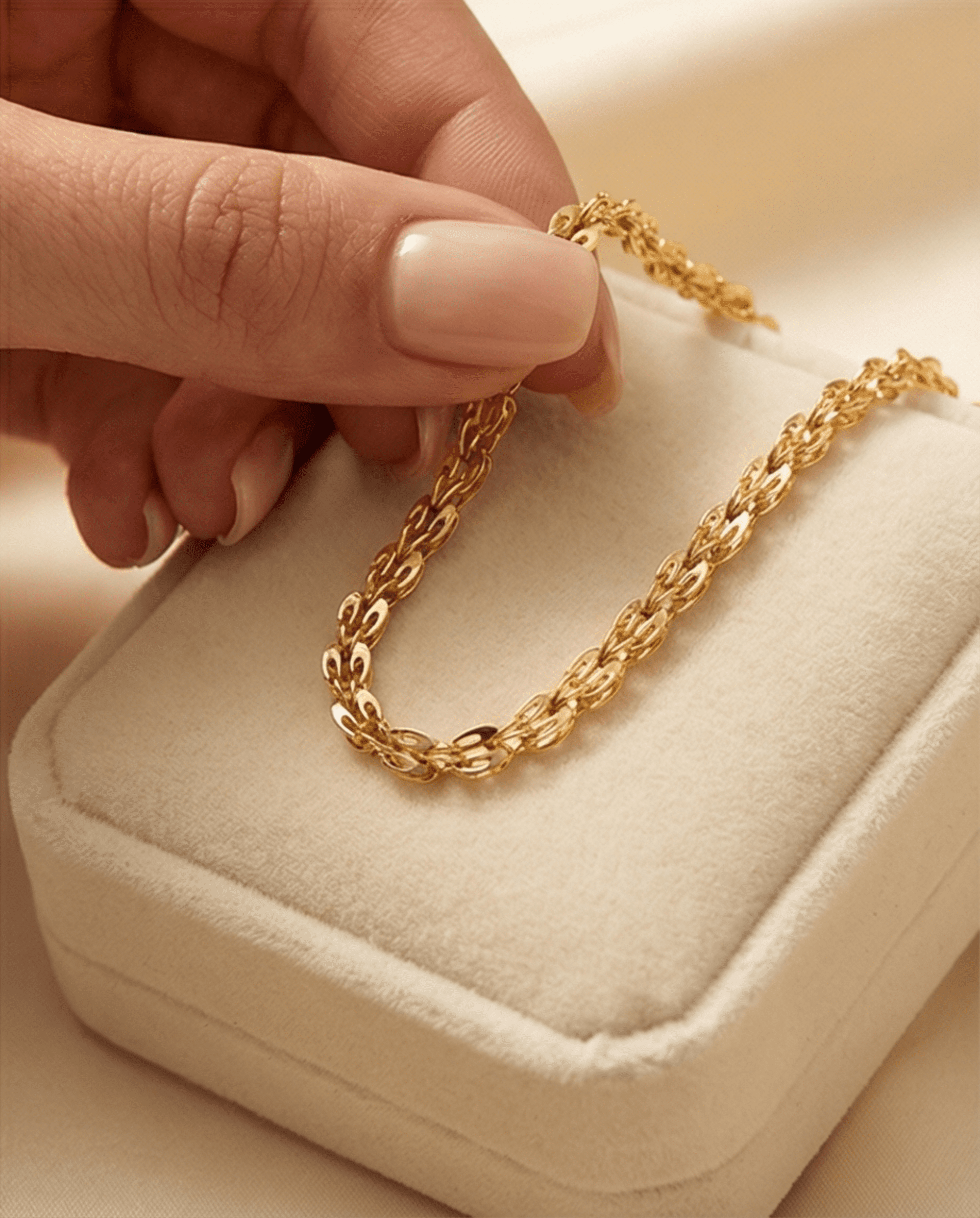 Pulsera Cadena Rope Dorada – Acero Quirúrgico Chapado en Oro 18Klt - 2