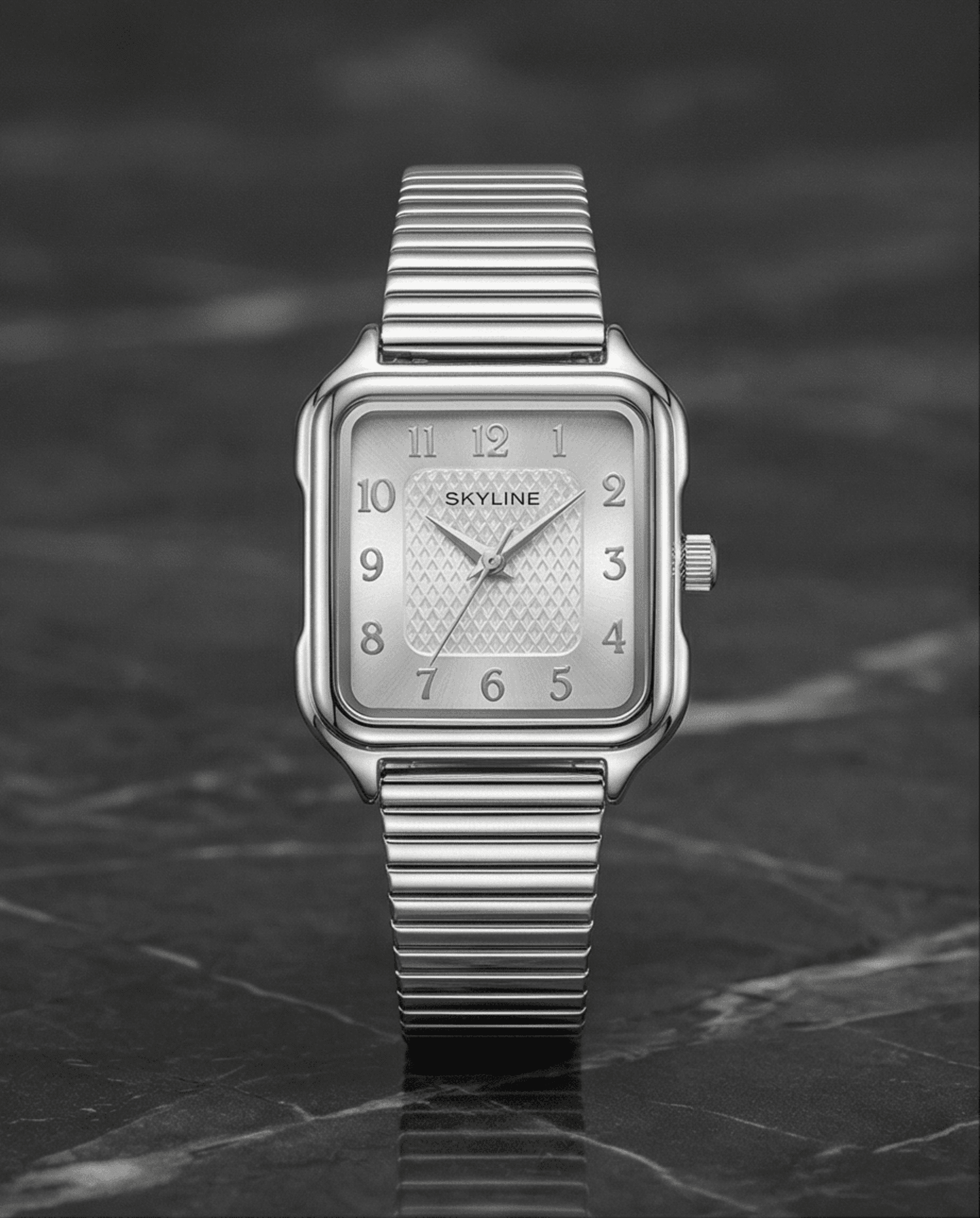 Reloj de Mujer Skyline – Sofisticación en Acero Plateado - 1