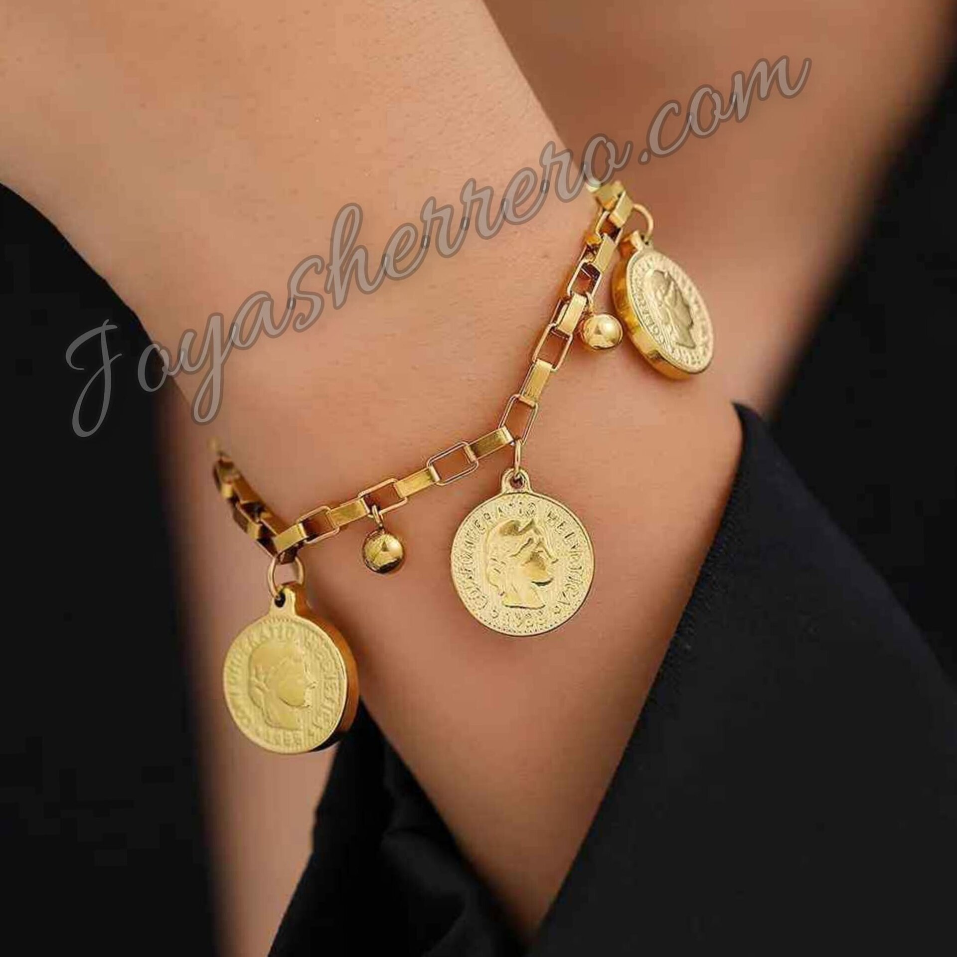 Pulsera Monedas Isabelinas Gold - 1