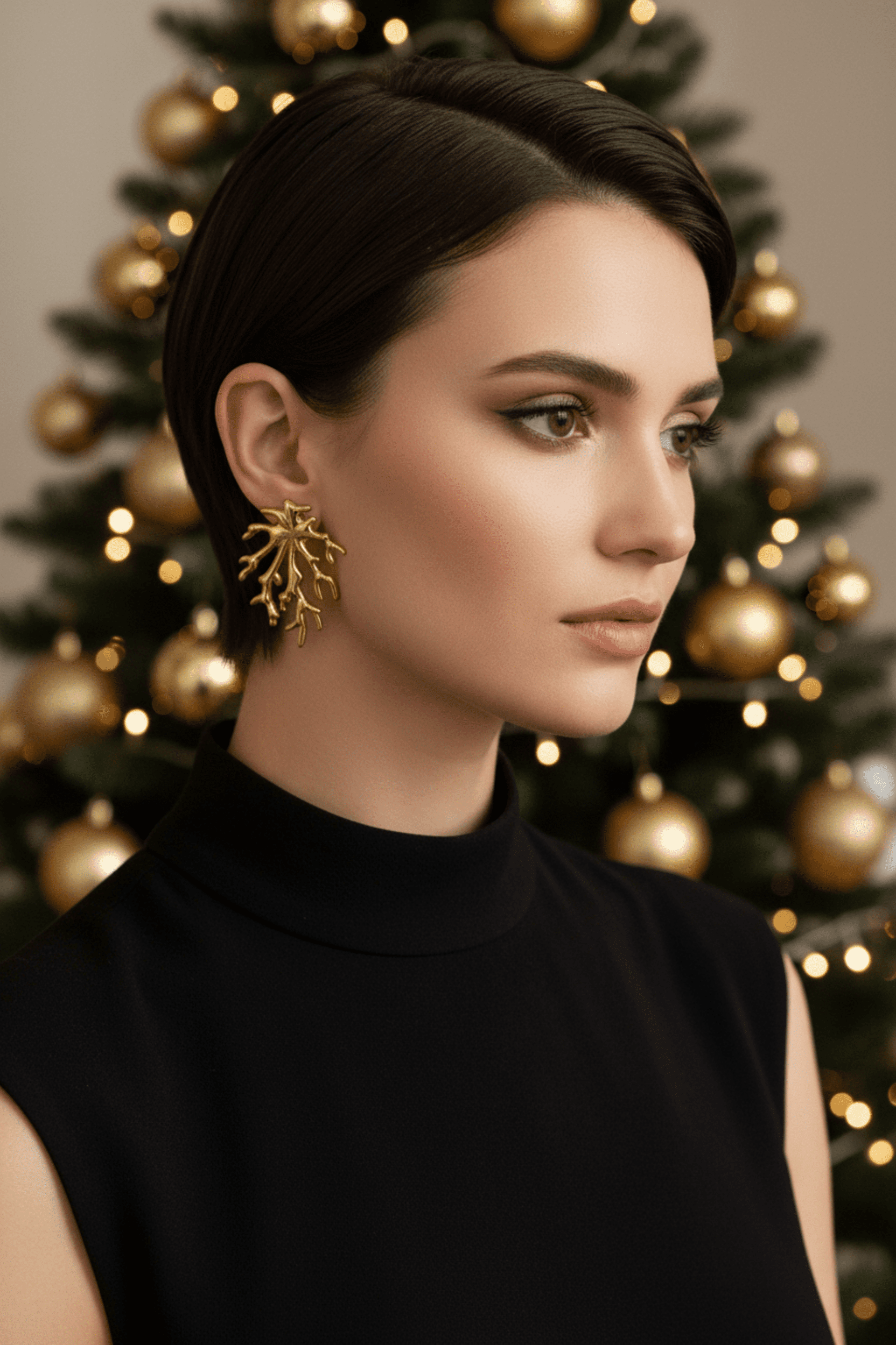 Pendientes Sylpha Doré – Acero Quirúrgico - 2