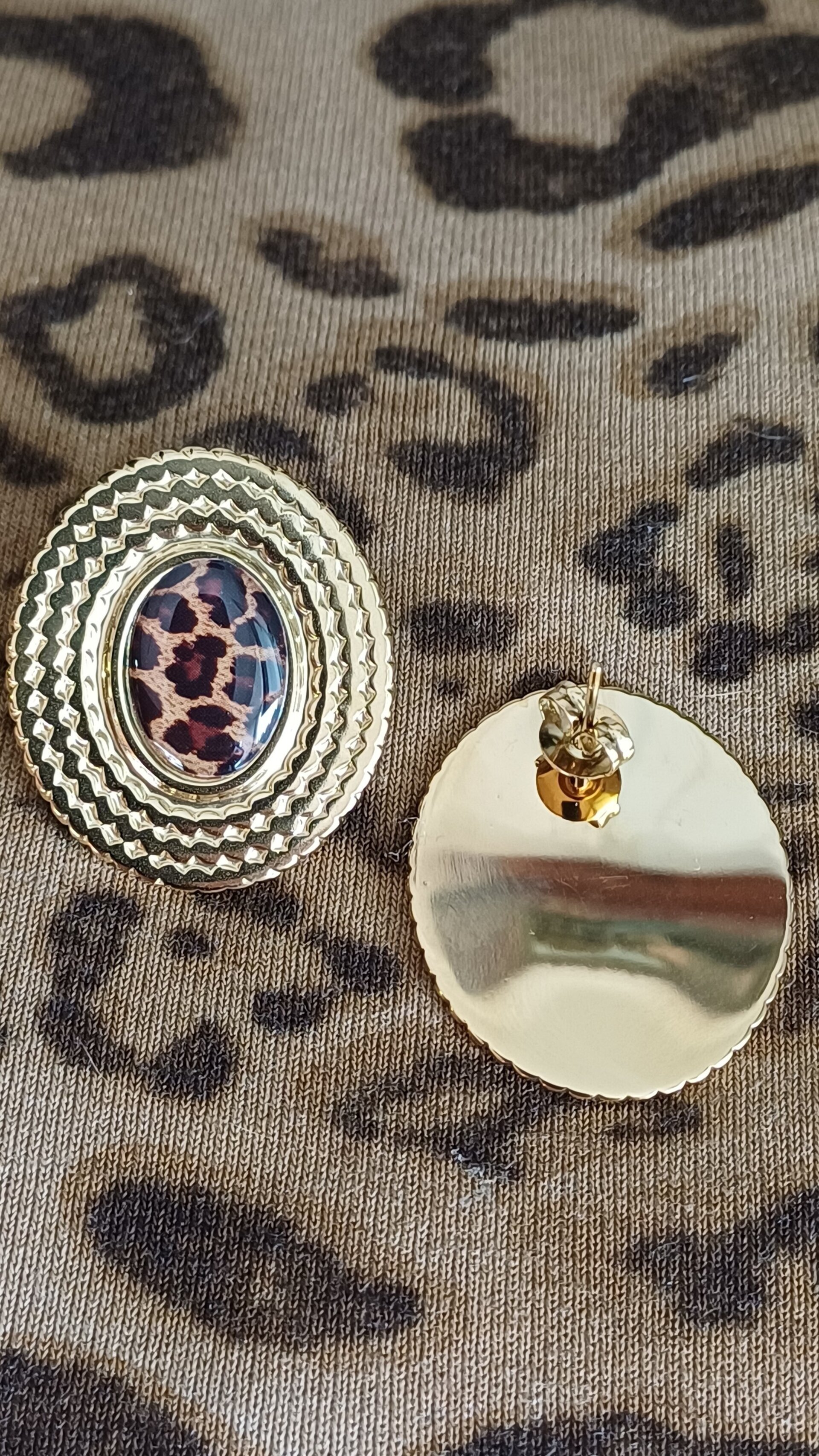 Pendientes Fiera Dorada - 2