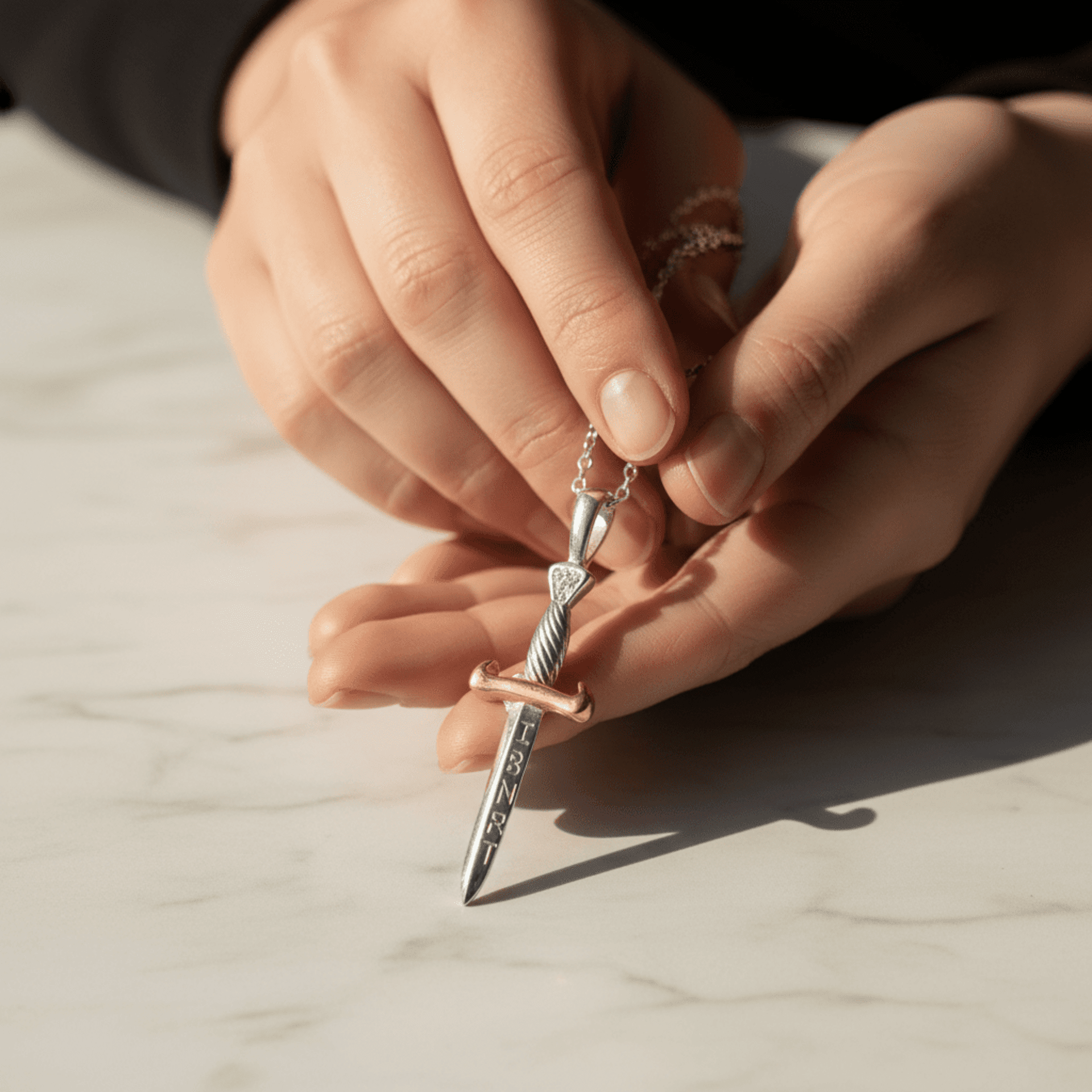 Collar Daga Liberty acero quirúrgico - 5