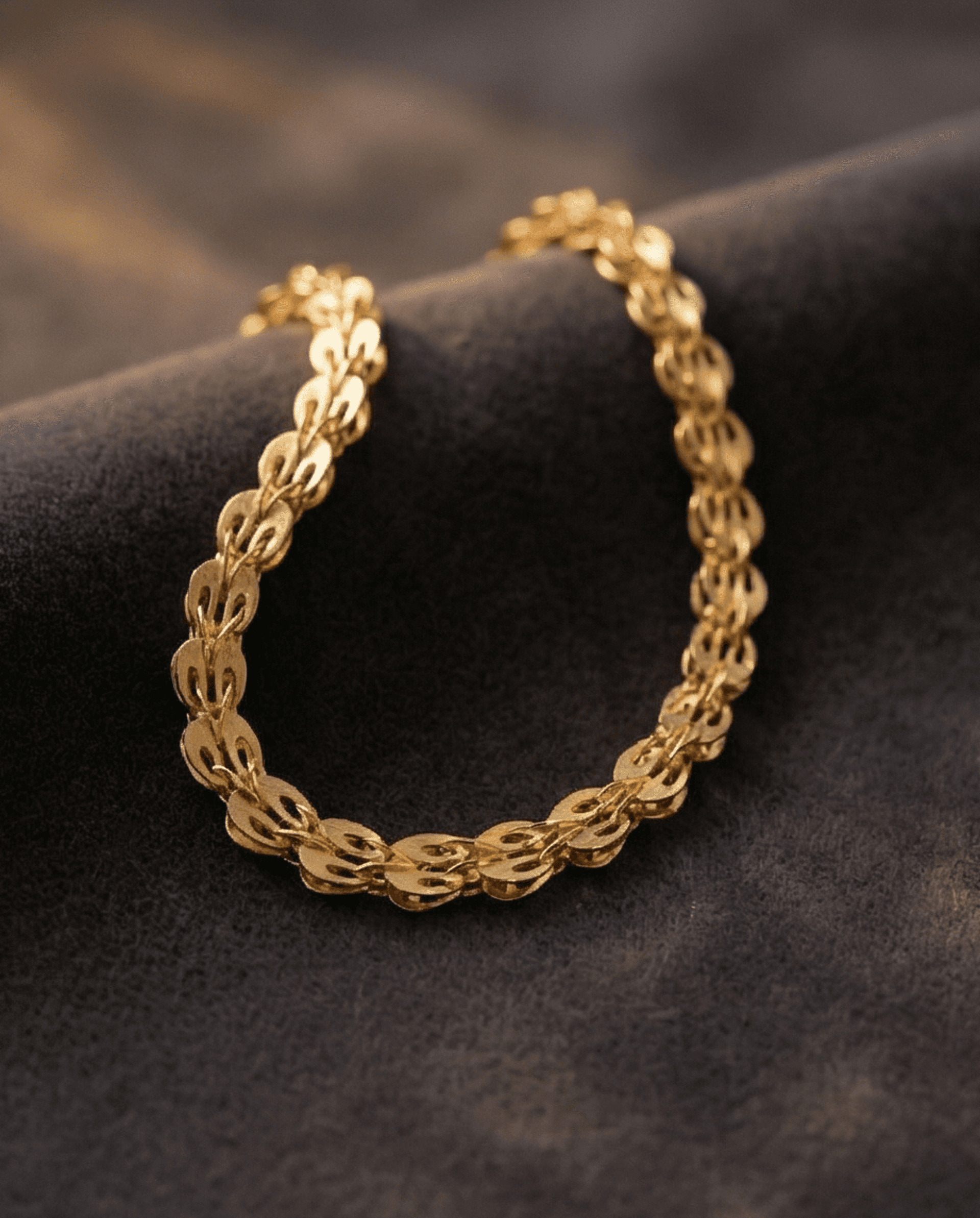 Pulsera Cadena Rope Dorada – Acero Quirúrgico Chapado en Oro 18Klt - 5